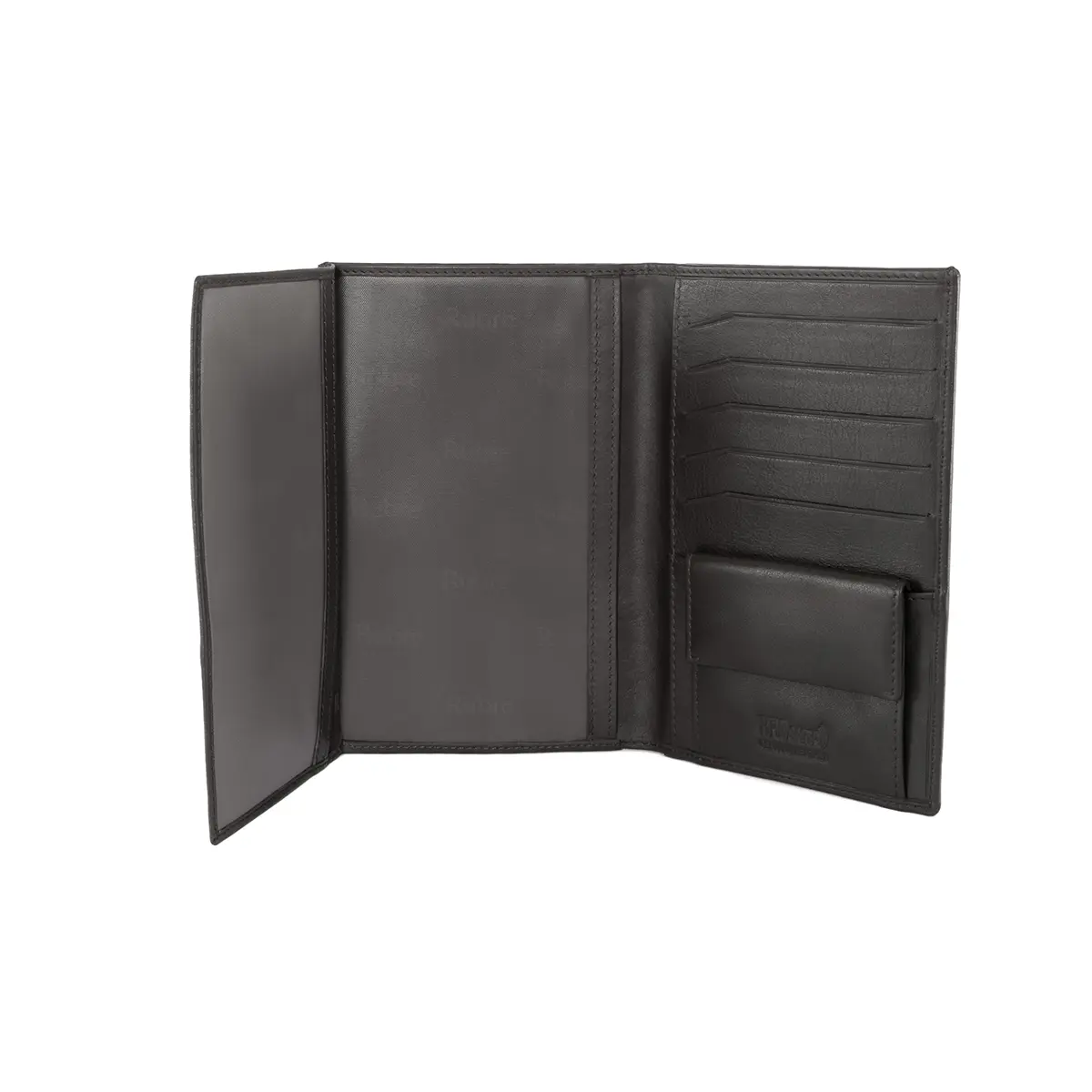 Porta-Documentos em Pele com Porta-moedas e Anti-RFID