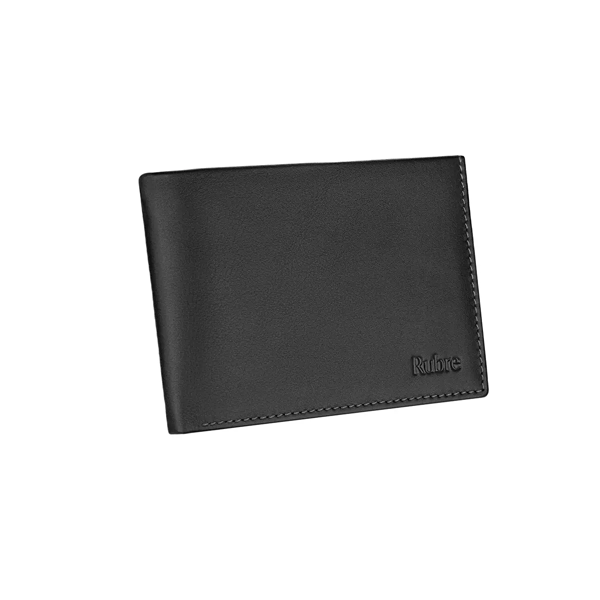 Carteira em Pele com Porta-moedas Secreto e Anti-RFID